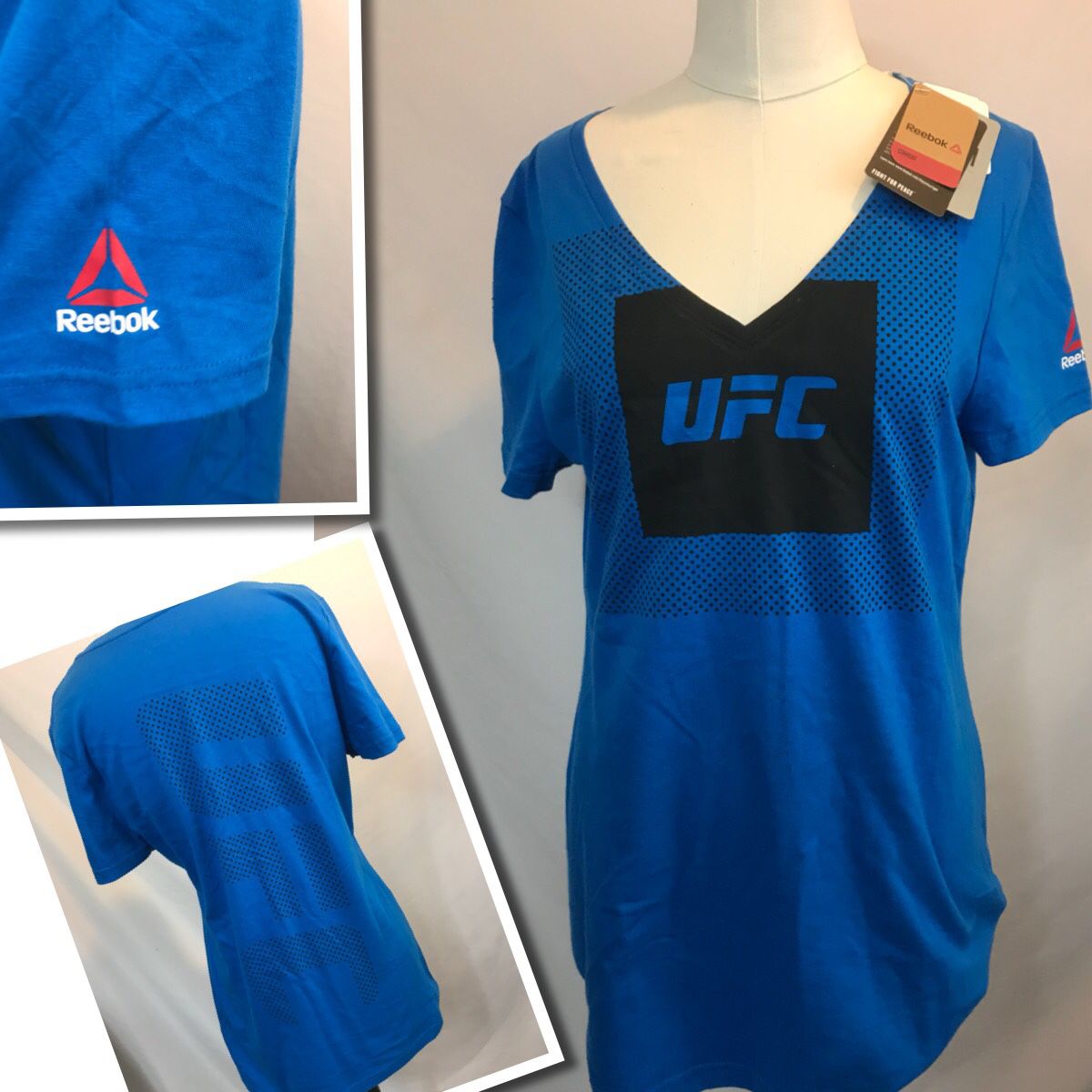 Reebok UFC Ladies T-Shirt Medium Brand New