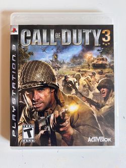 Call Of Duty 3 Sony PlayStation 3 PS3