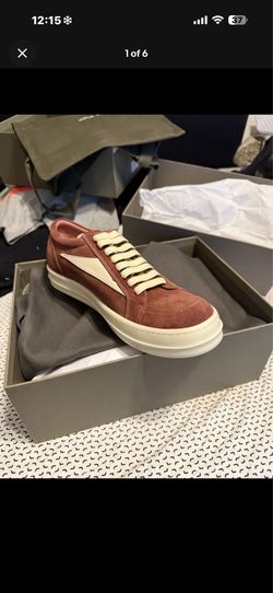 Rick Owen Vintage Sneaker burgundy SIZE 12/45