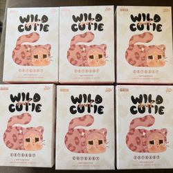 Pop Mart Cry Baby Wild But Cutie Vinyl Plush Pendant Keyring Complete Set 