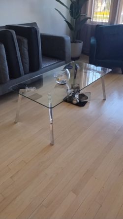 Used Glass Coffee Table
