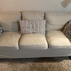 IKEA Couch, Off White In Color / Sits 3