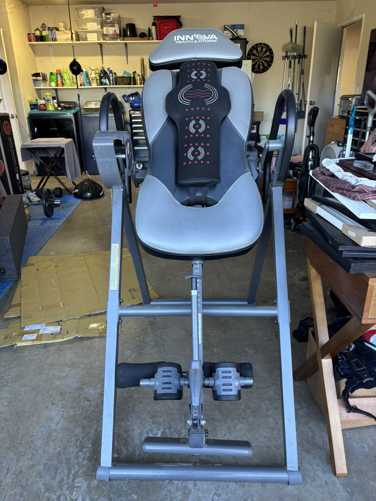 Innova ITM5950 Advanced Heat and Massage Therapeutic Inversion Table, , 300 lb Max Weight Capacity