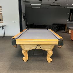 Pool Table 8ft ( Free Delivery & Set Up & New Color Felt Of Your Choice ) 