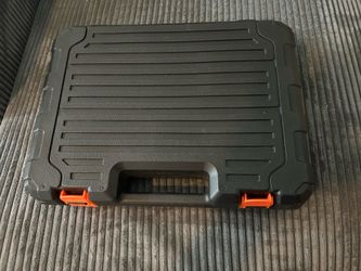 Household Multi Purpose Tool Kit Set With Carry Case Orange/Black