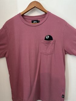 Stussy 8 Ball Front Pocket Size Medium M Tee Shirt