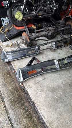Chevelle chrome bumpers front and back