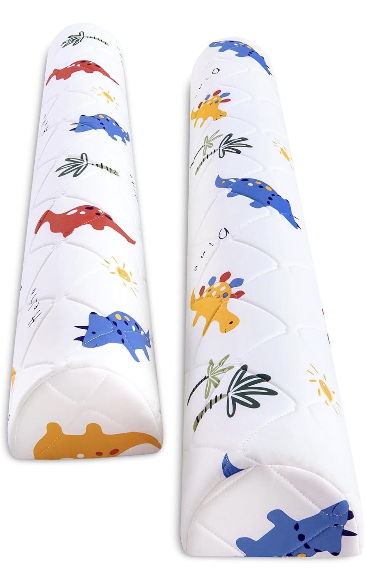 (2) Dinosaur Bed Bumpers/Bed Rails