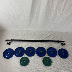 Danskin Barbell Set with Plates