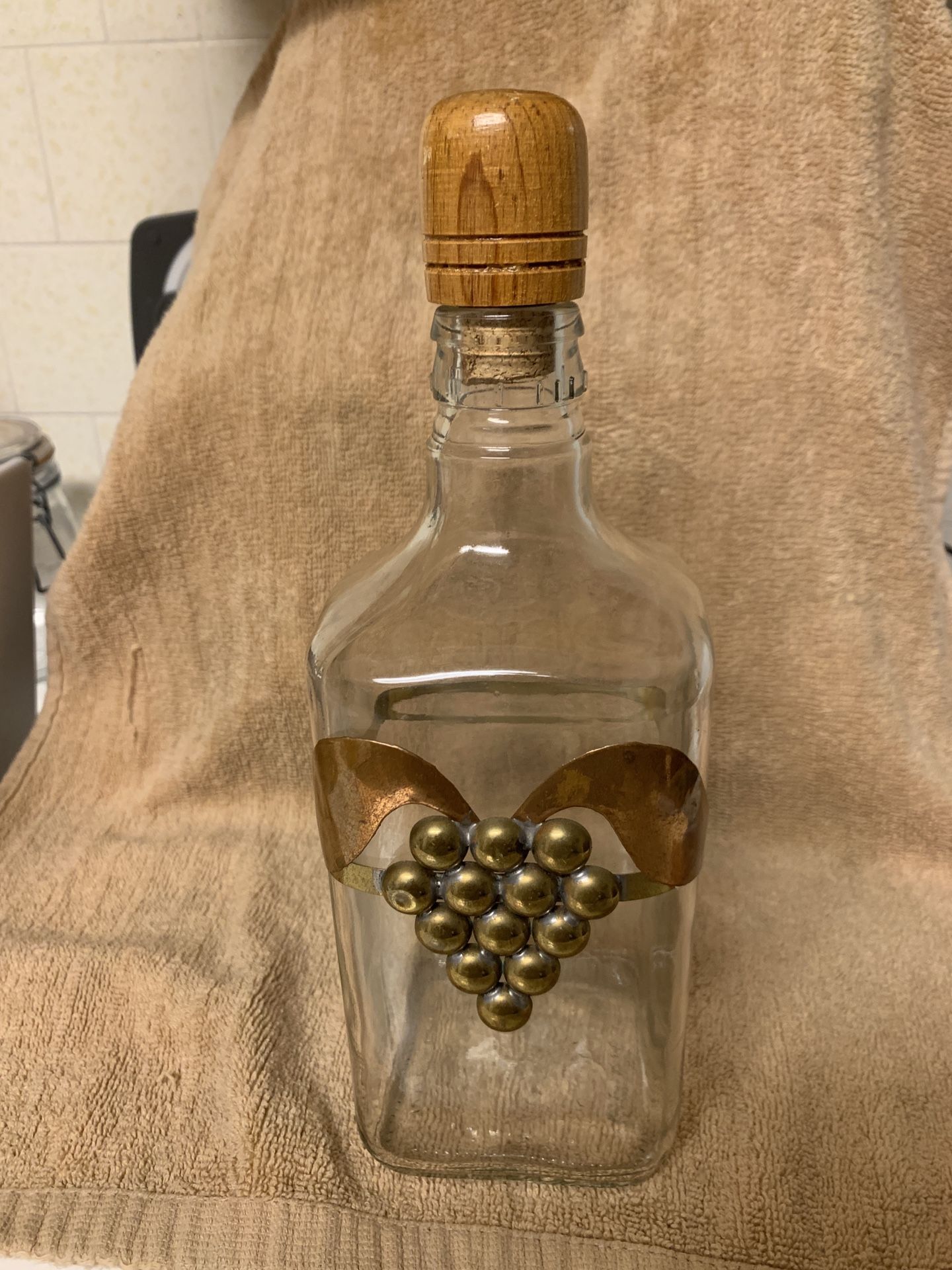 Vintage Tequila Bottle