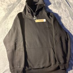 Black Fear Of God Essentials Hoodie 