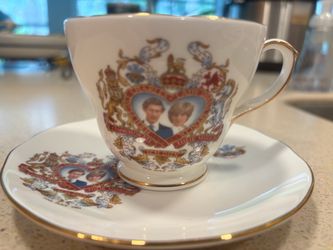 Prince Charles and Lady Diana tea cup