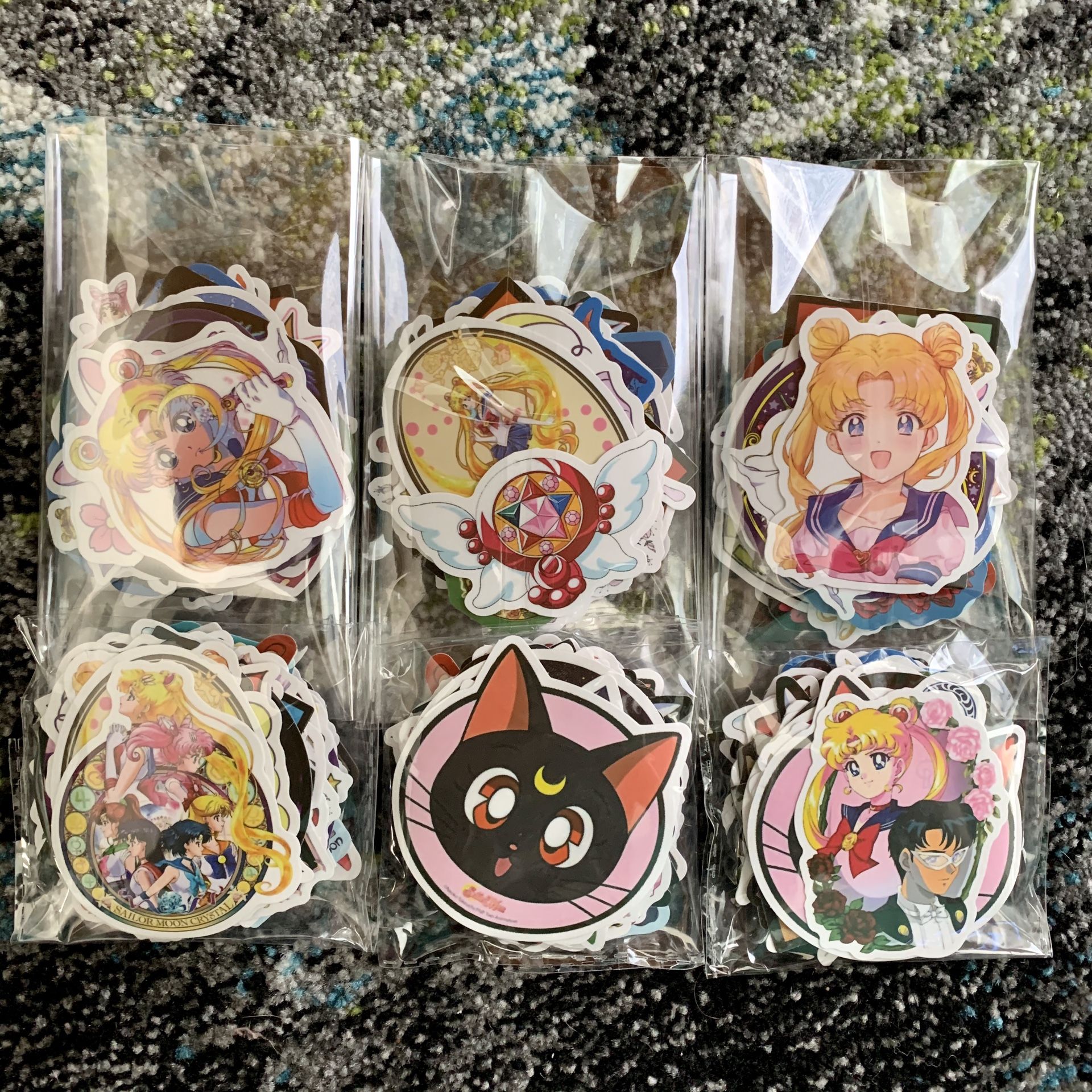 50 Pack of Sailor Moon Stickers