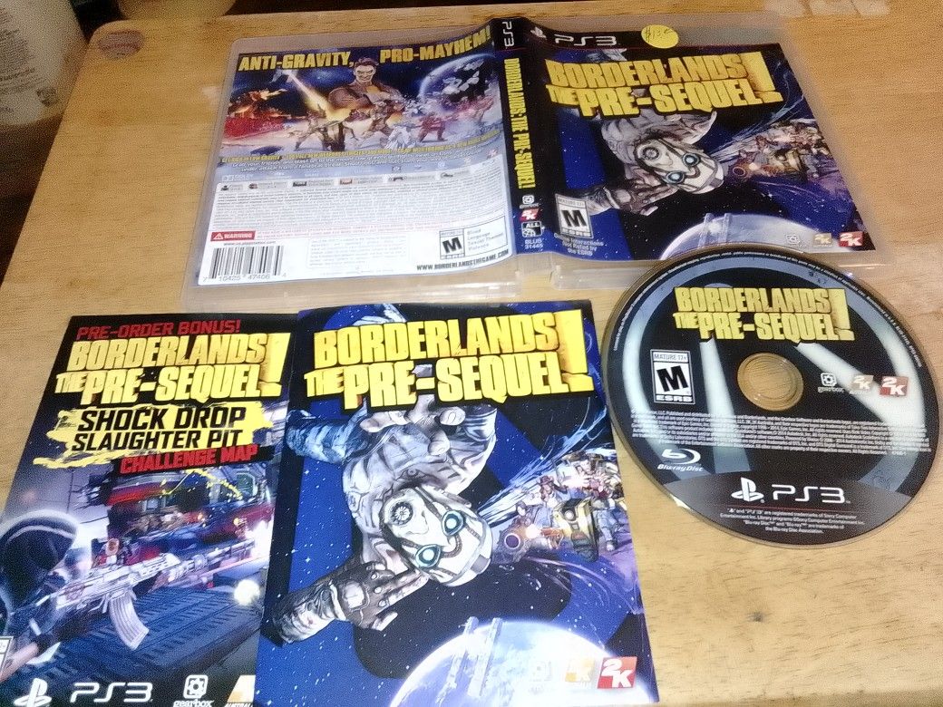 PS3 Game Borderlands: The PRE-Sequel!