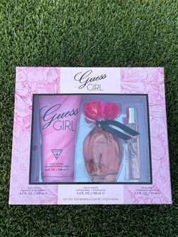 Brand New Guess Girl 3-Piece Perfume Gift Set - Sealed in Box