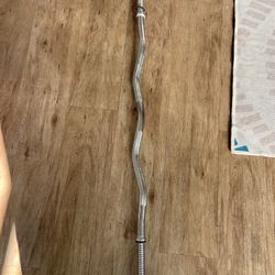 EZ Curl Barbell 47” With Locking Threads