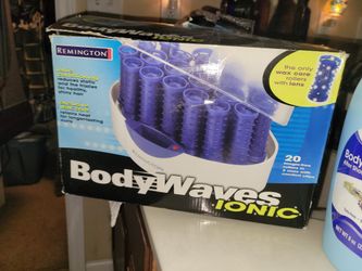 Remington Body Waves Ionic Hot Roller Curlers (20) H1080i Wax Core (18) Clips
