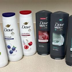 Dove Body Wash Bundle x6