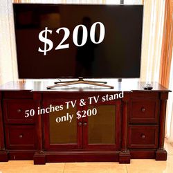 TV and TV Stand