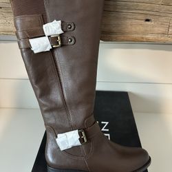 Naturalizer Jessie Chocolate Knee High Boots 8.5 