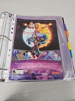 Lunar Knights Nintendo DS 2007 Print Ad/Poster Official Authentic RPG Promo 8x11