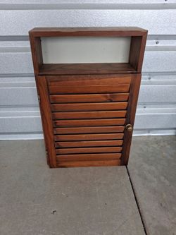 Solid wooden storage