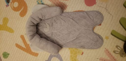 Carter's Baby & Toddler Head Support for Car Seats, Strollers & Bouncers - elephant - Grey