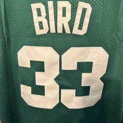 New & Stitched: Larry Bird Jersey-XL
