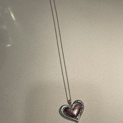 “Half my heart is deployed” necklace