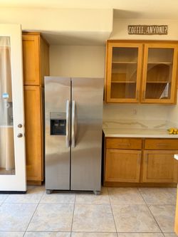 Frigidaire Stainless-Steel Side-by-Side Refrigerator with Ice & Water