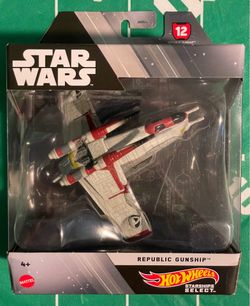 Hot Wheels Star Wars 2022 Starships Select #12 Republic Gunship -1:50-