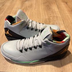 Nike Air Jordan Flight Origin 2 Gray Hare 2015 RARE CLEAN 705155 015 Men Size 14
