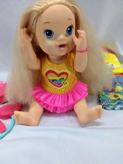 Pre Owned BABY Alive Darci s Dance Class Blonde Doll Drinks Wet for Sale in Whittier CA OfferUp