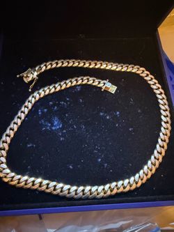 Miami Cuban link chain plated