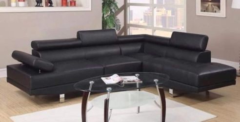 Black sectional