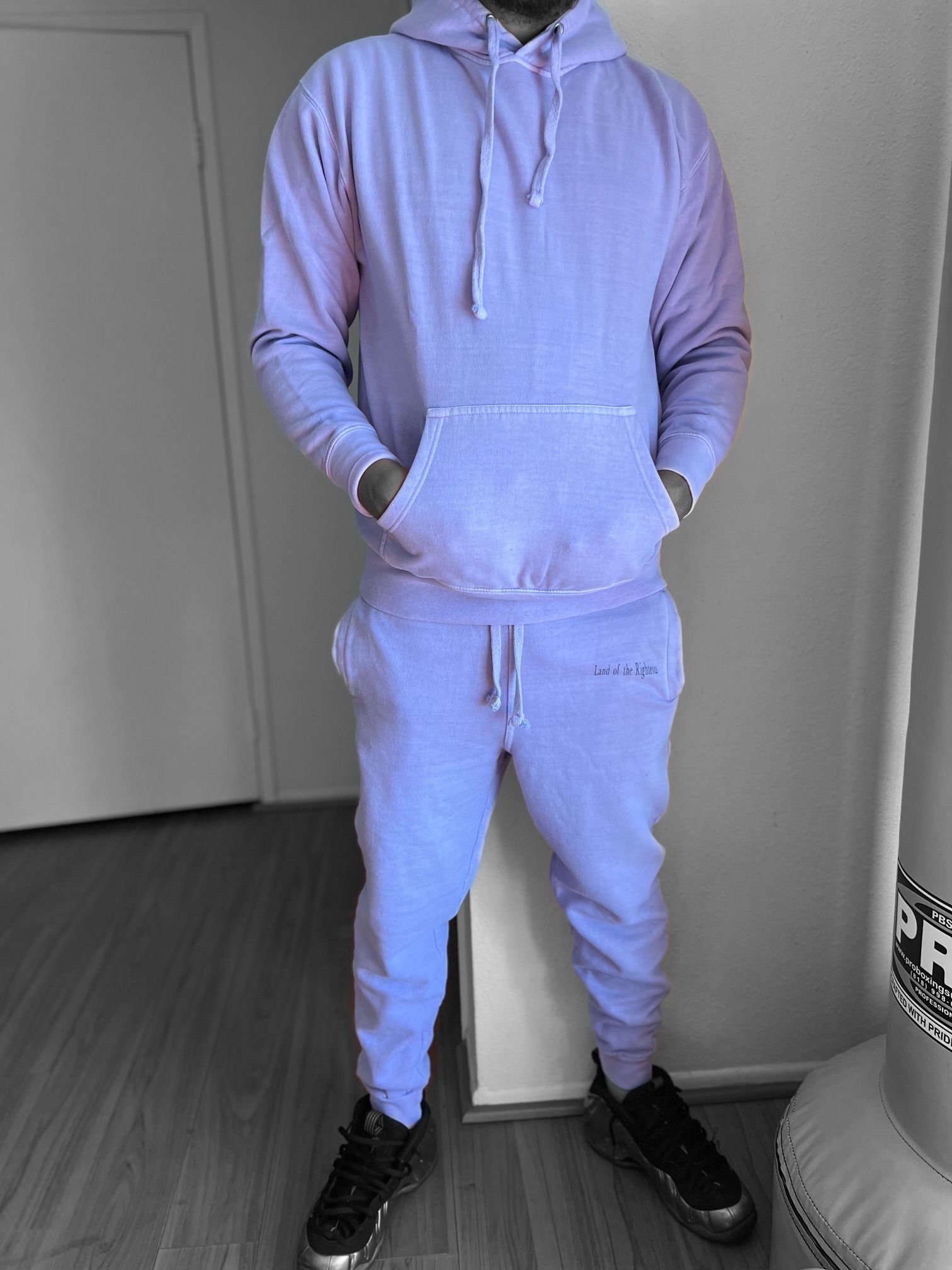 New Lavender Hoodie + Sweatpants Retro Multiple Sizes Available  