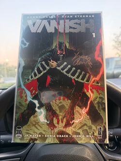 Vanish 1 signed by Ryan Stegman comic book