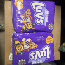 Luvs Diapers Size 3 $6 Each