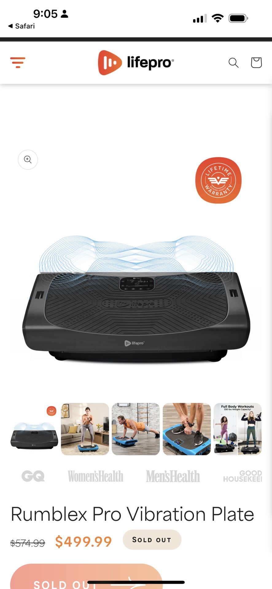 Rumblex Pro Vibration Plate 4D