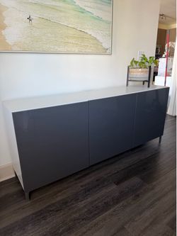 ✨ IKEA BESTA Storage Cabinet | Gray High Gloss | $100 ✨