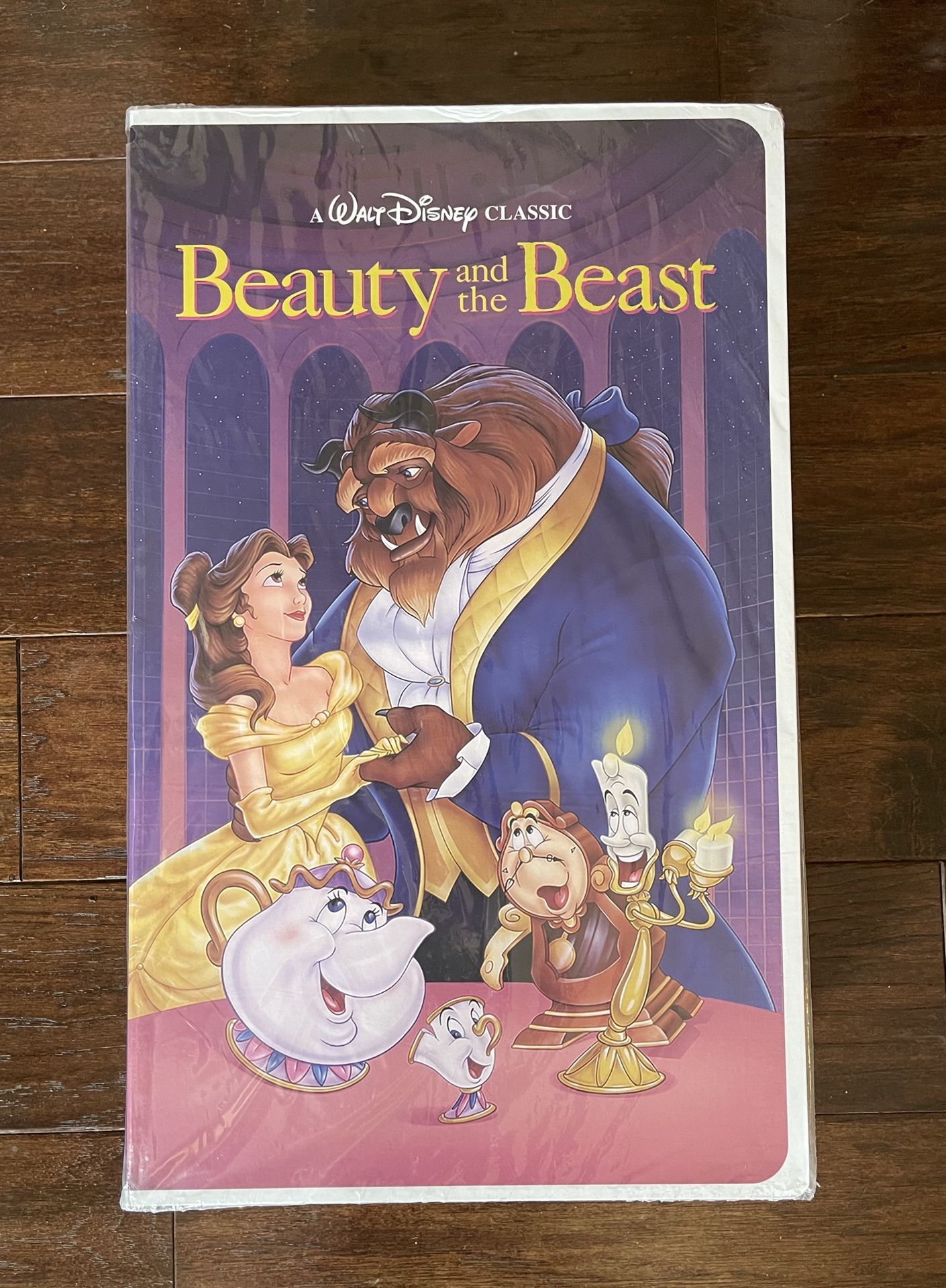 Disney Beauty and the Beast Classic VHS Boxed Silk Touch Throw, 50" x 70"