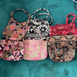 Lot Of 6 Vera Bradley Purses 