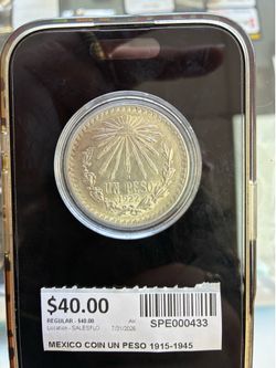 Un Peso coin