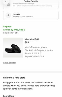 Nike mind  001 triple black