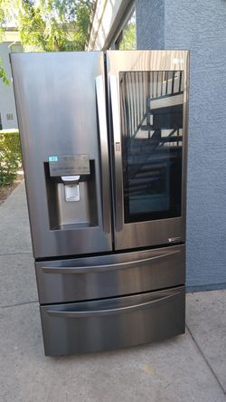 LG Instaview French Doors