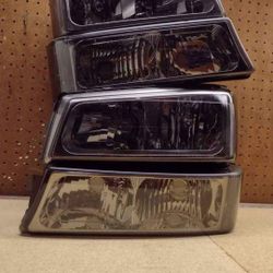 03-06 Chevy Silverado/Avalanche Headlights Faros Calaveras Micas Luces 