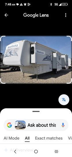 Montana 5th wheel trailer