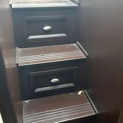 Kids bunk bed with desk 