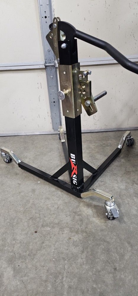 Bursig Center Lift Stand With Adapter Plate 