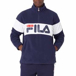 Fila Men 1/4 Zip Fleece Pullover Sweater 
